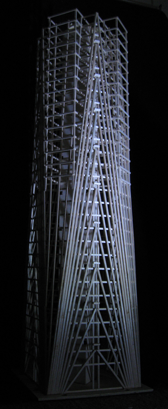 BYU Balsa Tower EERI Seismic Design Competition